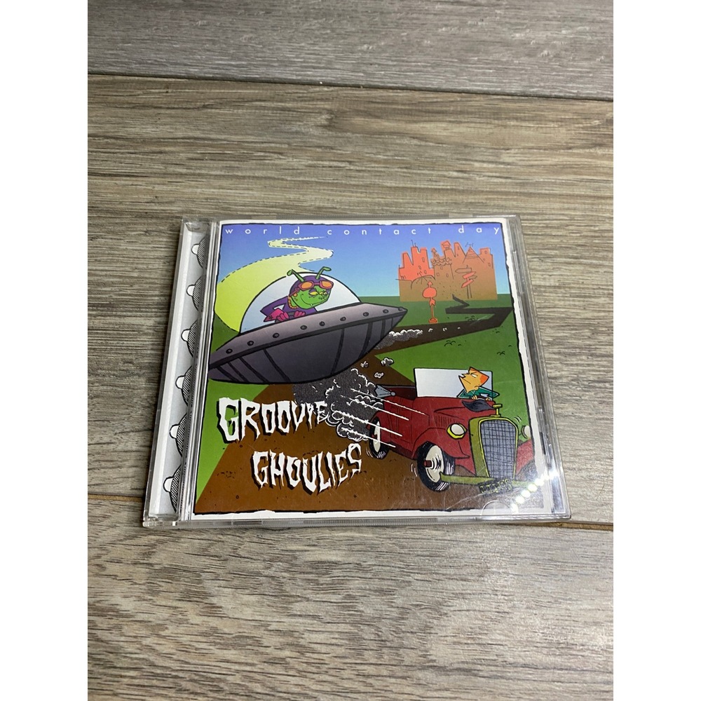 Groovie Ghoulies World Contact Day CD Unisex OS Multicolor Excellent Pop Punk 96